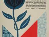 une photo d'une affiche sur laquelle figure une fleur