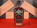 a bottle of rum that is sitting on a table