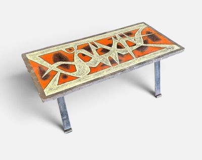 a bench with a design on it on a white background