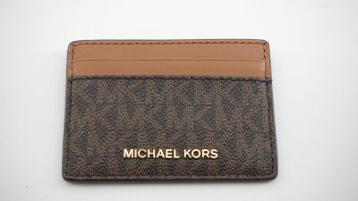 Porte-cartes Michael Kors marron et marron