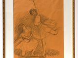 drawing of a ballerina and a child in a ballerina pose