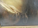 une photo d'un tableau représentant une femme avec une fleur dans les cheveux