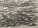 a picture of a drawing of a boat in the water