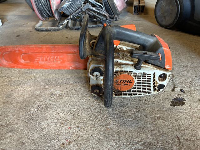 Tronçonneuse thermique Stihl MS194. Vendu en l’état