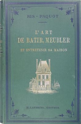 the front cover of a book with a drawing of a house on it