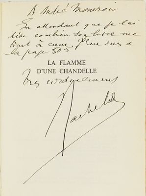 an old black and white photo of a handwritten letter on a piece of paper