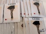 a lot of different types of tights on the table