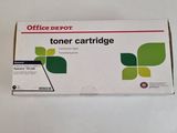 a box of office depot toner cartridges on a white surface