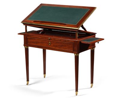 TABLE D'ARCHITECTE, dite TABLE A LA TRONCHIN - Photo 1