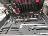 many tools in a tool case on the table