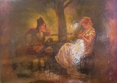 D'après Marcus STONE (1840 - 1921) de la série In love.