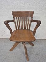 Fauteuil américain en bois naturel à dossier à barrettes rep…