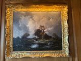 une photo d'un tableau accroché au mur