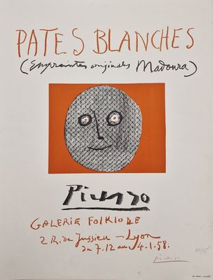 D'après Pablo PICASSO "Pâtes blanches" (empreintes originale…