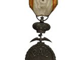 un gros plan d'une médaille sur laquelle figure une étoile de David