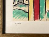 a picture of a picture of a painting in a wooden frame