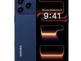 an image of the back of an iphone 11 with a dark blue case