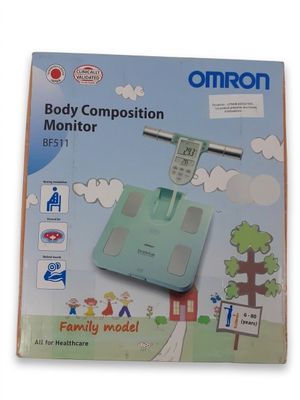 a box with a digital body composition monitor on it