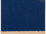 an image of a painting with a blue background and a brown strip