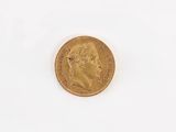 an image of a gold coin on a white surface