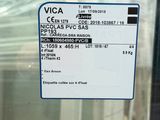 a picture of a sticker on the side of a bus window