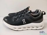 on running shoes on a white table with a white background