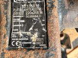 a close up of a metal object with a label on it