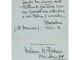 a piece of paper with a handwritten message on it