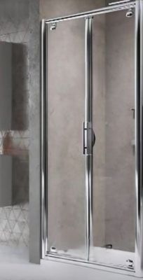 Paroi de douche Novellini Lunes, 60 cm, verre transparent av…
