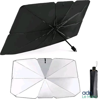 a black umbrella with a black umbrella handle and a black umbrella cover
