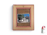 a picture hanging on the wall of a picture frame