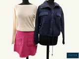 two mannequins that are standing next to each other