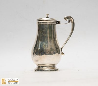 Pot à eau en métal plaqué XVIII eme