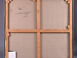 an image of a picture of a painting in a cardboard box