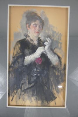 Arthur NAVEZ (1881-1931) « Portrait de Melle Reine Lavanzi »…
