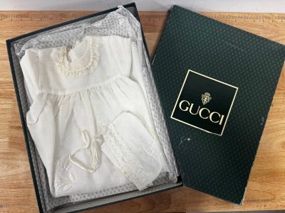 brand new gucci baby girl ' s dress in box