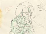 dessin représentant une personne portant des lunettes et un t-shirt vert, tenant un téléphone portable