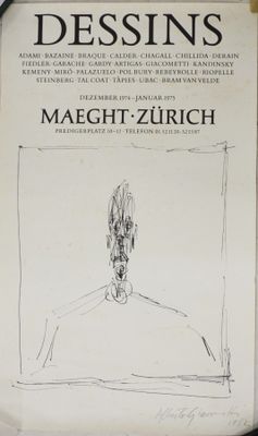 the cover of a book with a drawing of a man sitting in a chair