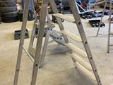 an image of a ladder in a garage