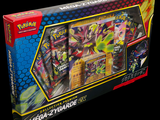 a box of pokemon cards that are in the box