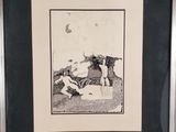 une vieille photo en noir et blanc représentant un homme et une femme assis sur une plage