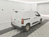 a white van that is parked in a garage