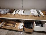 a shelf with many different types of tools on it