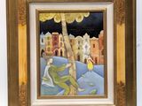 an image of a painting of a man and a woman in a landscape