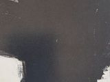 an image of a black and white painting on a white wall