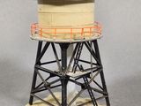 a picture of a model of a water tower