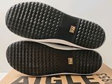 the shoes are on the box and ready to be put into the box