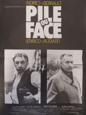 une affiche en noir et blanc représentant deux hommes, une arme à la main