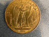 an image of a gold coin with an angel on it