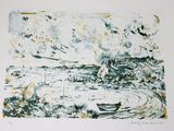 a picture of a painting of a boat on the water